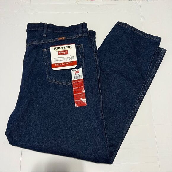 NEW Rustler 44x30 heavy weight straight fit - Picture 1 of 7